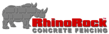 RhinoRock Concrete Fencing